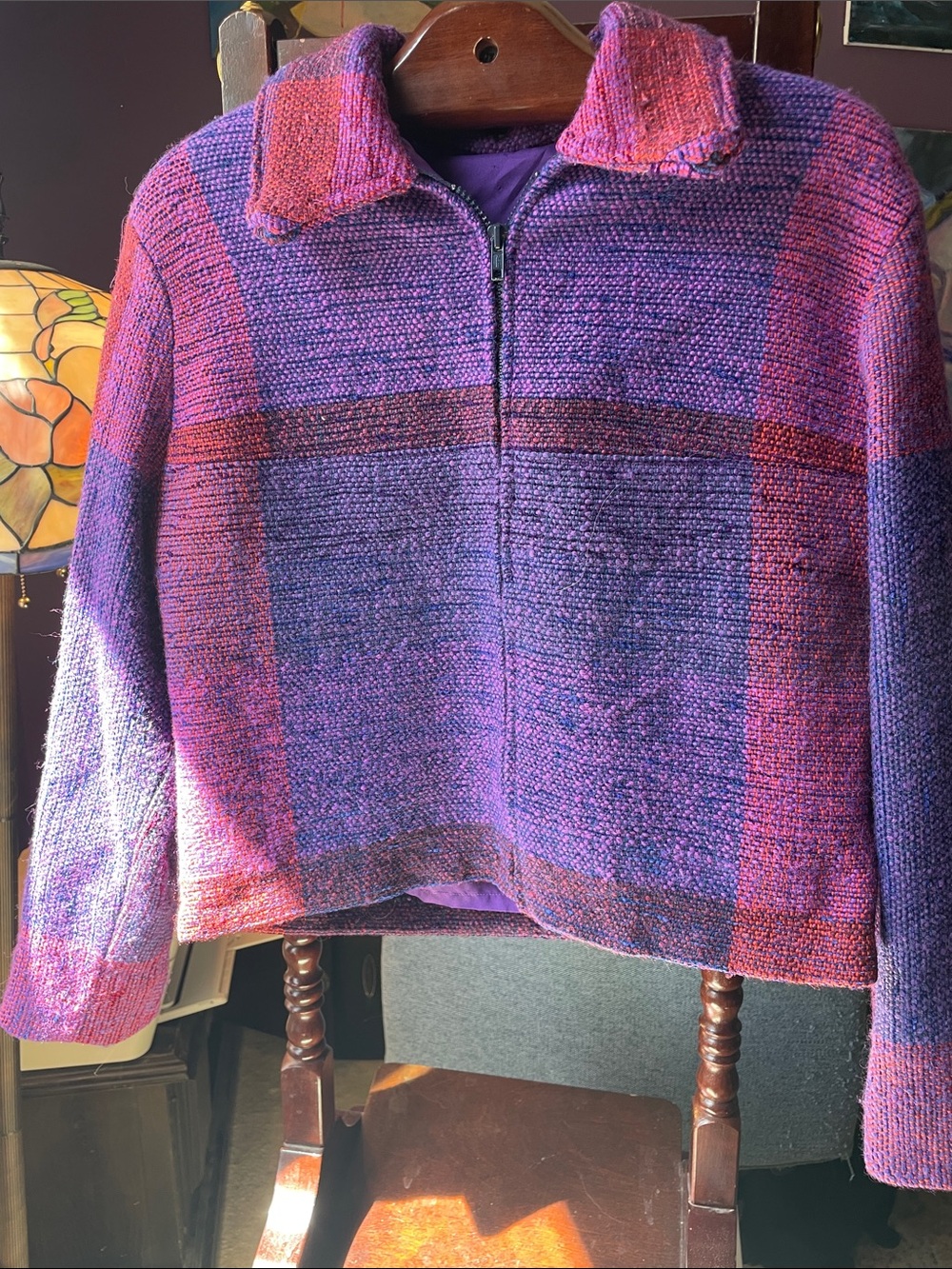 VTG WOOL CROPPED JACKET